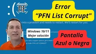 How to fix “PFN LIST CORRUPT” error Blue or black screen in Windows 10/11