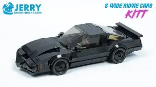 Custom LEGO 8-wide KITT instructions (MOC #125)