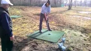 Playing golf. Montendre.
