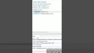 foreign key in sql | 