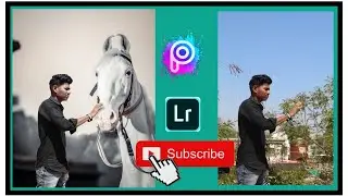 new horse photo editing video 🐴