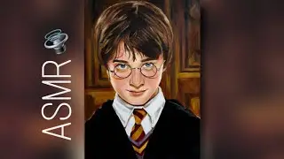 Satisfying ASMR Harry Potter | Oil Painting | Time-Lapse