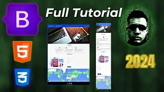 Bootstrap Full Crash Course | Bootstrap 5 Tutorial 2024