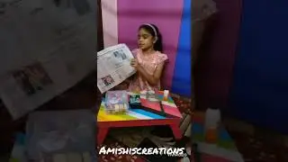 Kids Activity Paper Bag with Newspaper