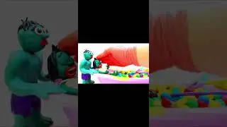 LADY HULK is PREGNANT 3D CARTOON 2 #shorts #short #hulk #pregnant