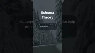 Meaning of Schema Thoery #culturehabits #youtubeshort #eyewitnesstestimony #schematheory
