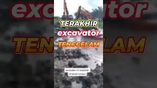 Perjuangan Alat Berat Lolos dari Gubangan Lumpur #shorts #yearofyou #zxwba #excavator
