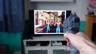 Sinden Lightgun - How to use on LCD TV - House Of The Dead 2 PC