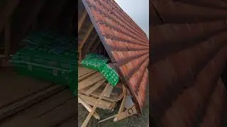 Ураганный ветер снес дом в Семигорье Анапа.