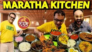 Authentic Marathi Flavors: Thali Experience in Maratha Kitchen | @KHAUDOSTSANJEEVSETH