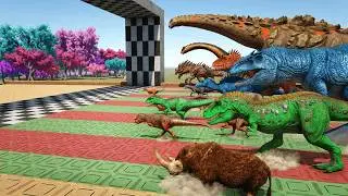 ARK 1 ALL CREATURES RACE | ARK'S FINAL RACE