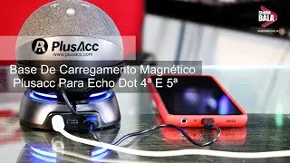 Base de Carregamento Magnético PlusAcc para Echo Dot 4ª e 5ª Geração