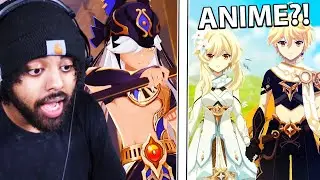 GENSHIN ANIME?! New Genshin Impact 3.1 Trailer REACTION!