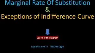 Marginal Rate of Substitution , Exceptions to Indifference curve 