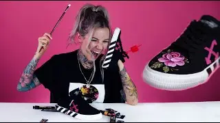 PAINT ON OFF-WHITE SNEAKERS