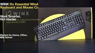 WINX DO Essential Wireless Keyboard & Mouse Combo