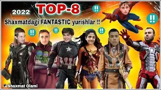 TOP 8 | Shaxmatdagi SUPER yurishlar 2022 yildagi Shaxmat QASOSKORLARI | 