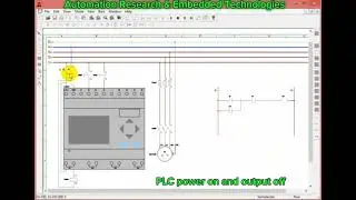 DOL starter connection with siemens logo plc