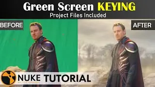 Nuke Compositing Tutorial | Easy green screen Removal | Keying Tutorial | VisualFX_Explorers