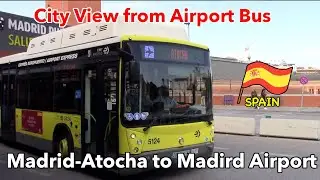Madrid Airport Bus: only the way to see the beautiful city view before going to the airport