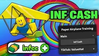 PAPER PLANE TRAINING INFINITE MONEY SCRIPT | ROBLOX SCRIPT EXPLOIT 
