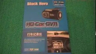 Обзор видеорегистратора D168 Black Hero