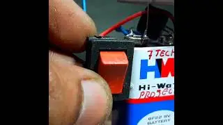 security alarm project / ir sensor hw battery /simple circuit electronics science project