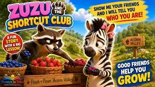 Zuzu and the Shortcut Club | Good Friends Help You Grow | Moral Story for Kids 