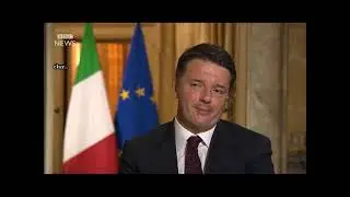 Matteo Renzi parla inglese alla BBC "SHOCK" (sottotitolato)