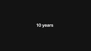 10 years of the iPhone in 10 seconds