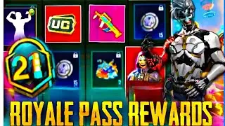 M21 Royal Pass 1 To 50 RP Reward