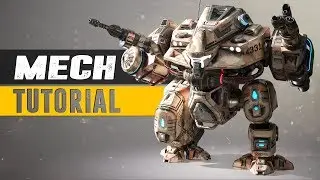 Mech Tutorial Trailer - 3Ds Max & Substance Painter - Get Industry ready