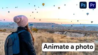 Animate Photo In photoshop | Premiere Pro tutorial | photoshop tutorial Graphic design tutorial