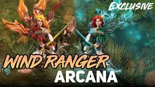 WINDRANGER ARCANA | COMPASS OF THE RISING GALE | TI10 BATTLE PASS | EXCLUSIVE SET | DOTA 2