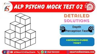 Hidden Cube Test 02 | Depth Perception Test | ALP Psycho Test Series