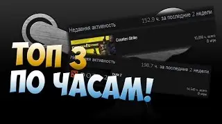 топ 3 по количеству часов в steam