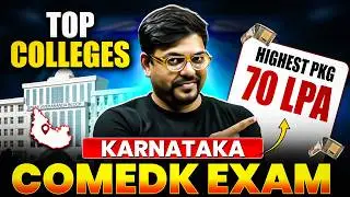 Karnataka's TOP Engineering Colleges through COMEDK | Syllabus, Cutoff, Application Date | Harsh Sir