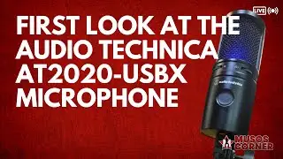 First look at Audio Technica's new AT2020USBX Microphone