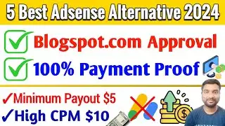 Top 5 Best Adsense Alternative 2024 | 5 Best Ad Network For Blogger Instant Approval - SmartHindi