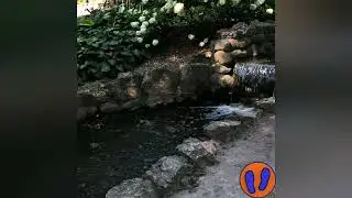 #shorts #Рига Бастио́нная го́рка Водопад