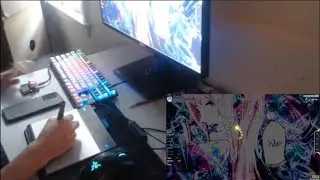 osu! liveplay but my handcam is slowly going off screen as the video progresses