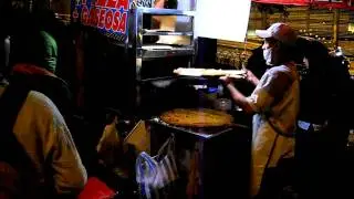 Bogotá Colombia -- Colombia Pizza Street Vendor