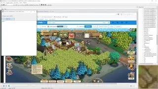 Работа бота к игре Зомби ферма созданному на программе NOMAD BoT