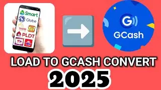 How to convert LOAD into GCASH cash 2025 | LOAD TO GCASH | 