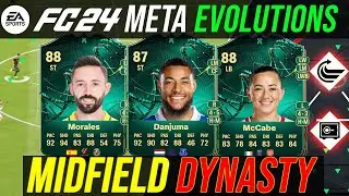 BEST META MIDFIELD DYNASTY EVOLUTIONS THAT YOU NEED TO EVOLVE - EA FC 24