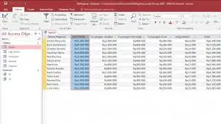 STEP by STEP Menggunakan QUERY pada MS ACCESS : TUTORIAL