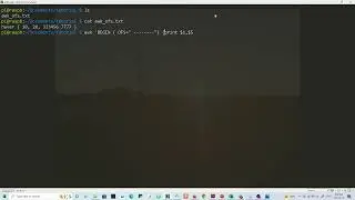 Print specific Column using AWK and OFS command in Linux