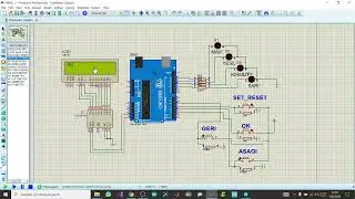 Arduino ile led kontrol eden menu projesi