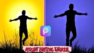 Dark effect photo manipulation in Picsart app.🔥 #picsart editing new #tutorial ♨️