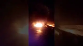 Queman 4 vehículos en la Troncal a la Costa en Antioquia